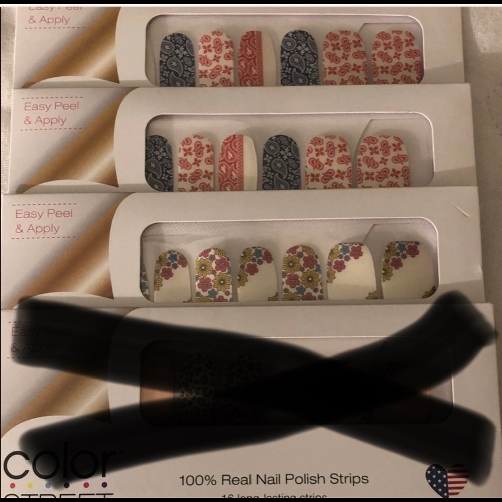 3 color street strips